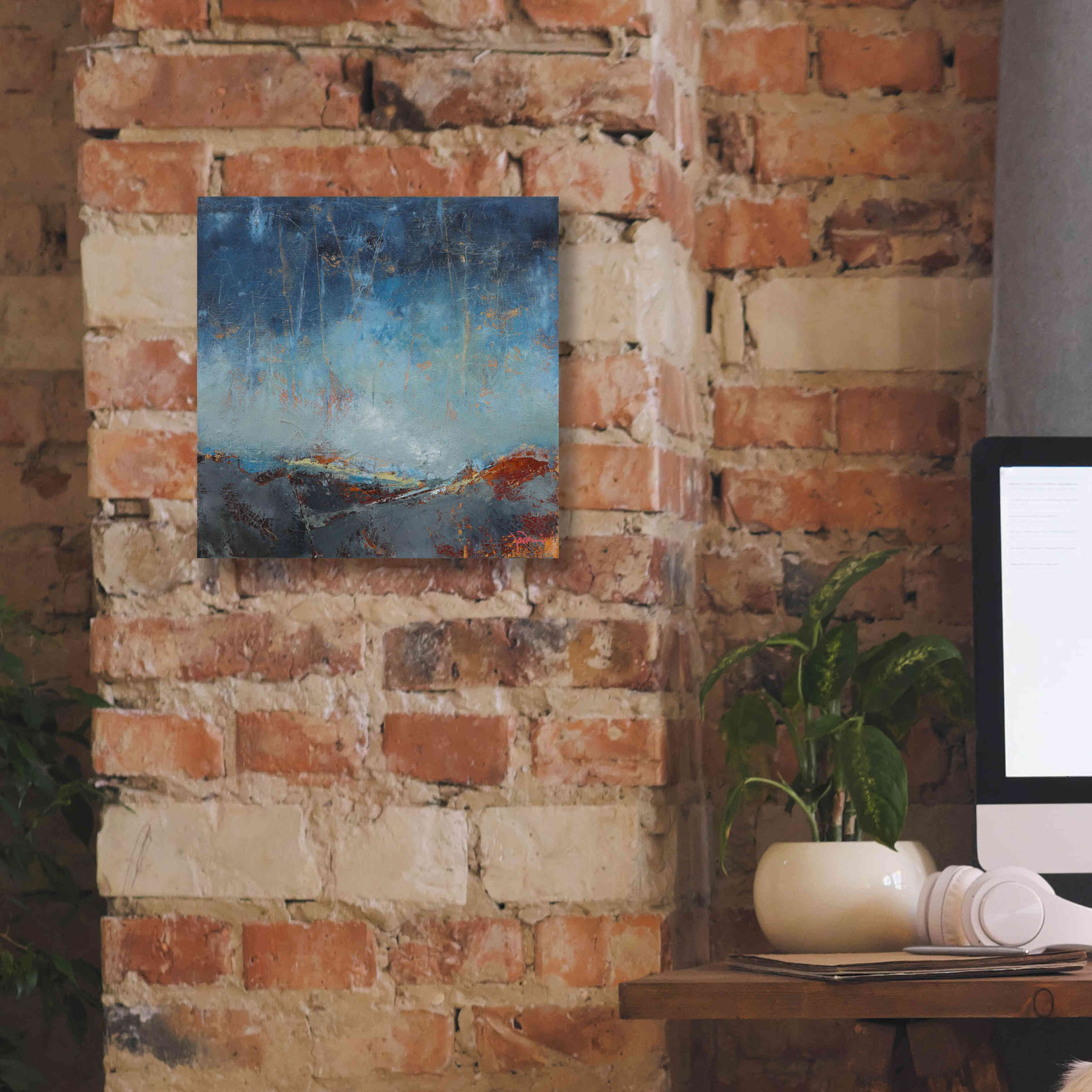 'The Pass' by Patrick Dennis, Giclee Canvas Wall Art,12 x 12