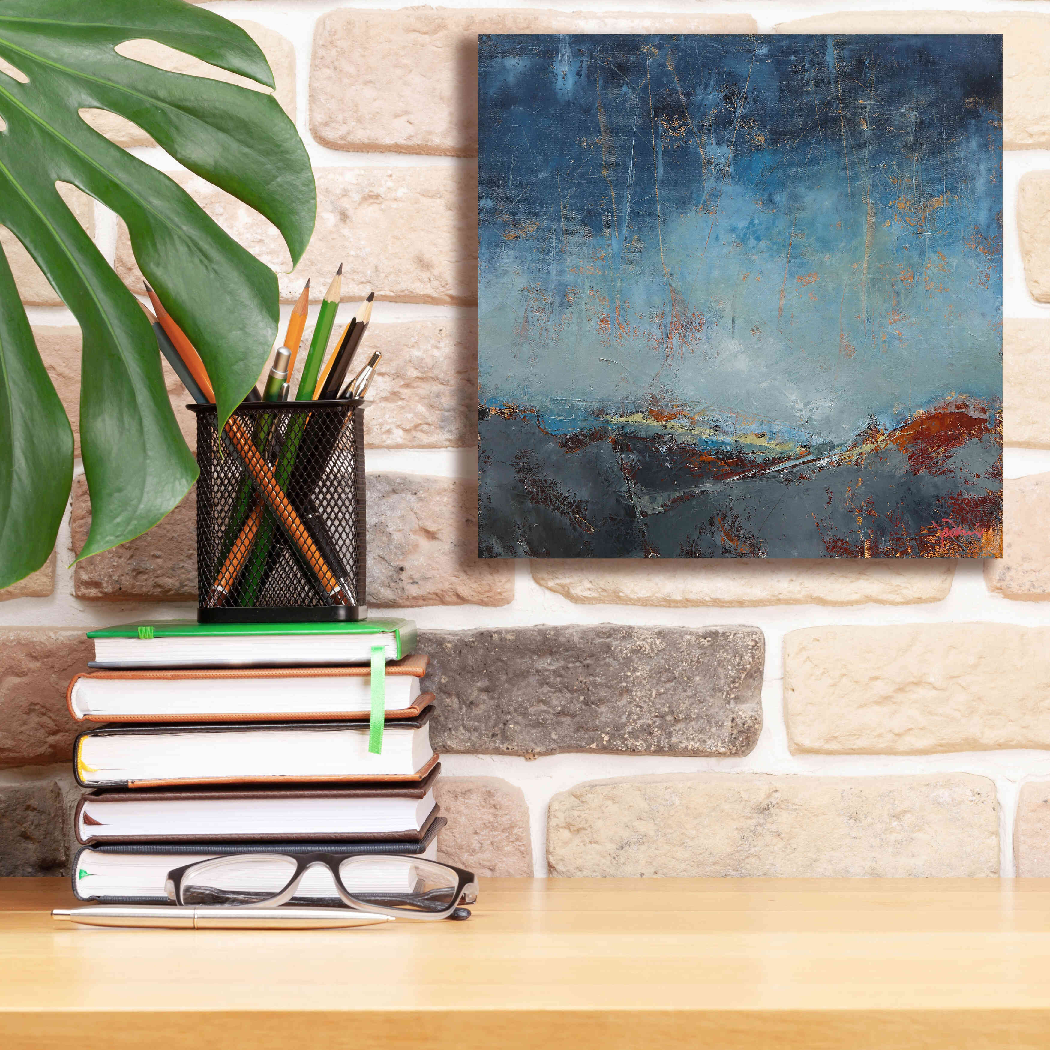 'The Pass' by Patrick Dennis, Giclee Canvas Wall Art,12 x 12