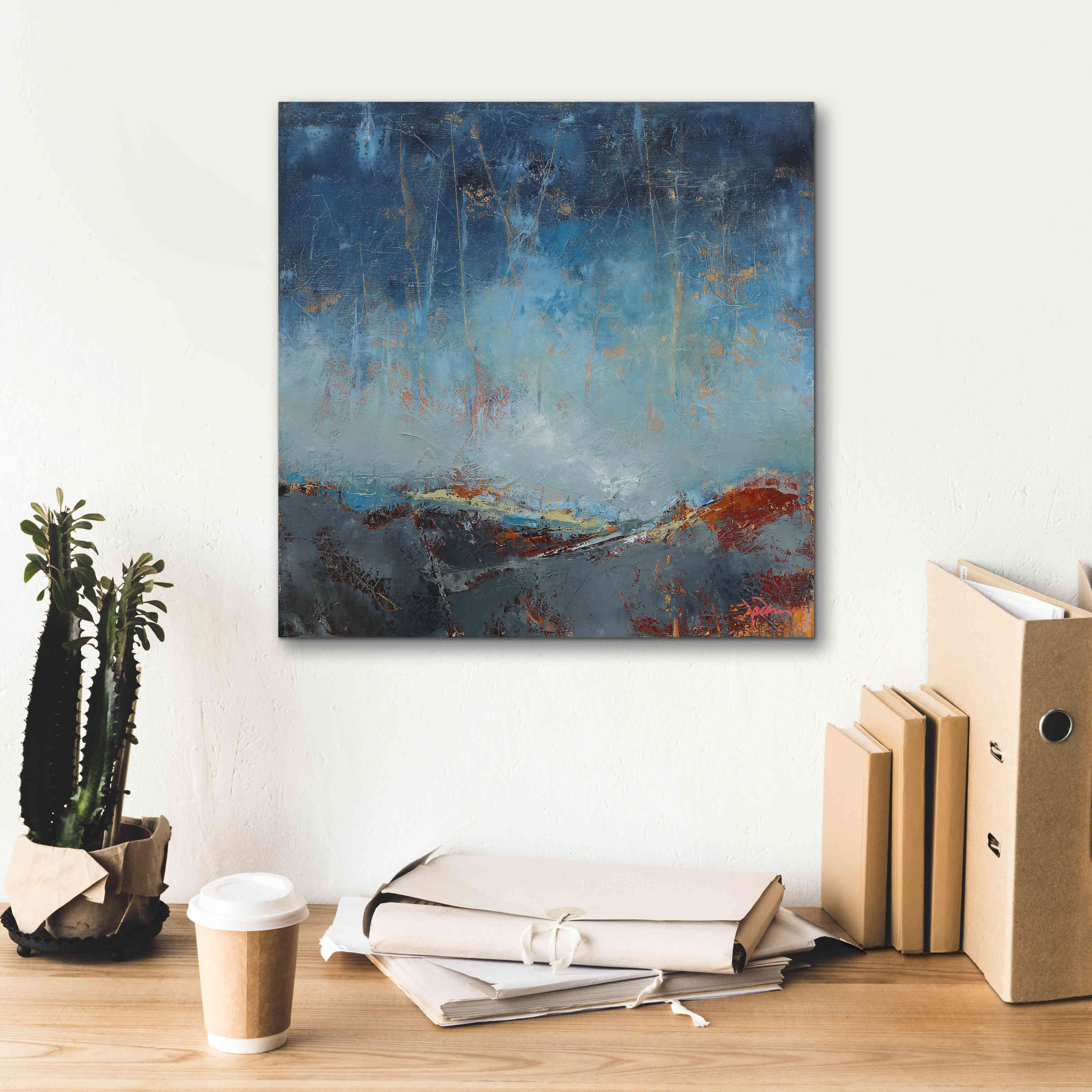 'The Pass' by Patrick Dennis, Giclee Canvas Wall Art,18 x 18