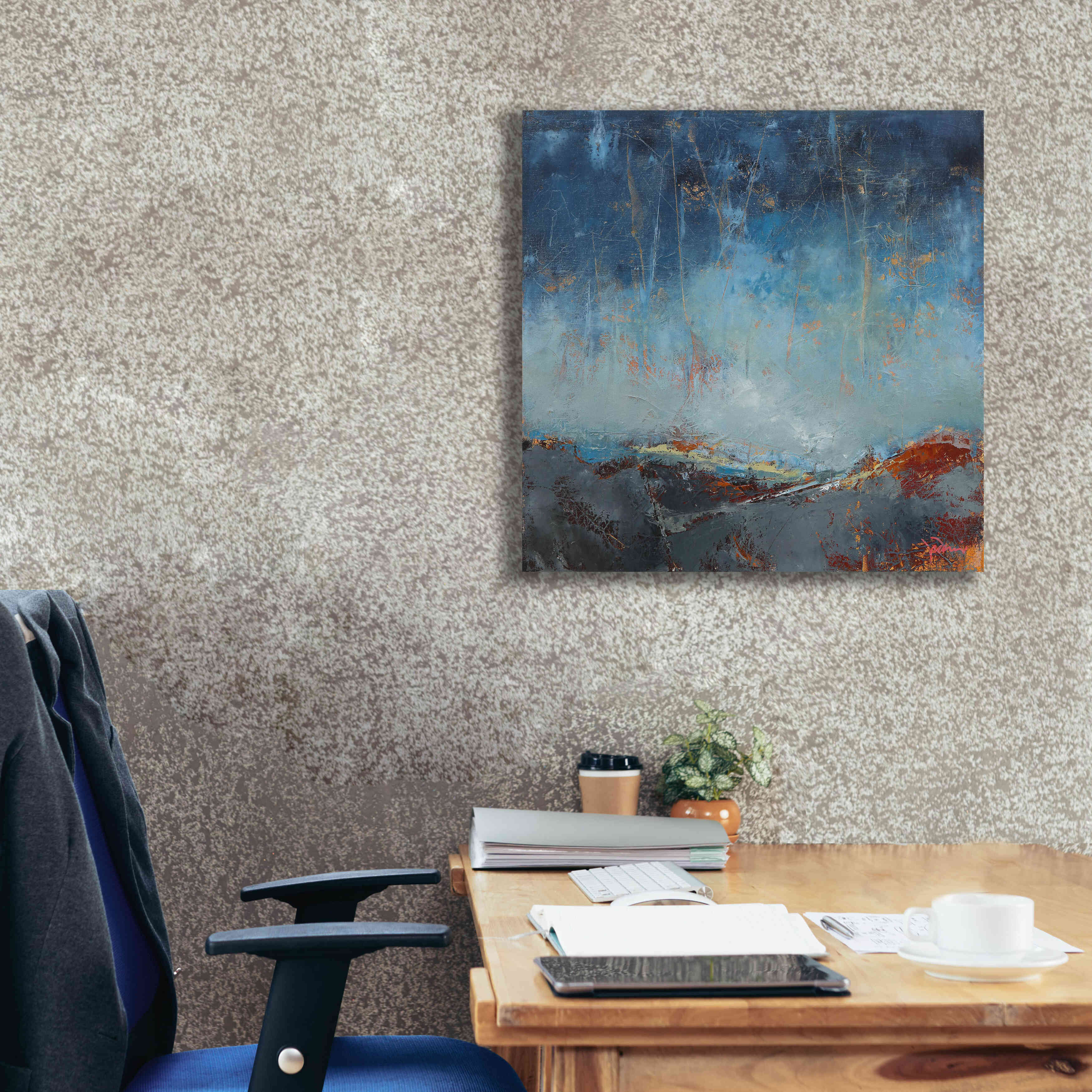 'The Pass' by Patrick Dennis, Giclee Canvas Wall Art,26 x 26