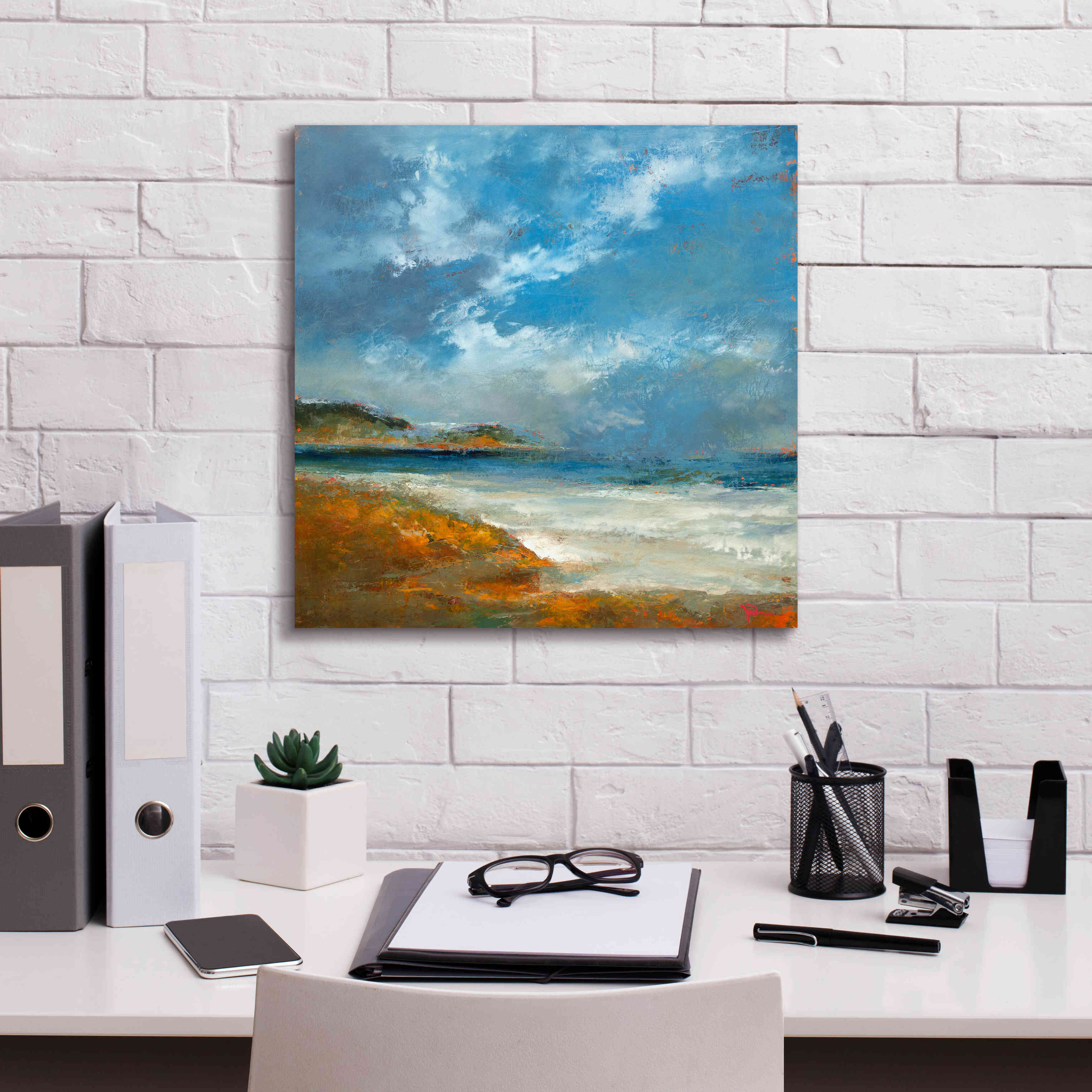 'Williams' by Patrick Dennis, Giclee Canvas Wall Art,18 x 18