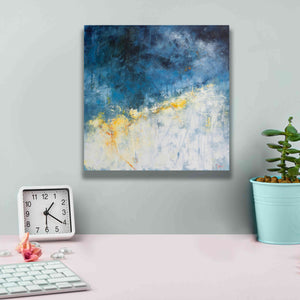 'Yellow Bloom' by Patrick Dennis, Giclee Canvas Wall Art,12 x 12