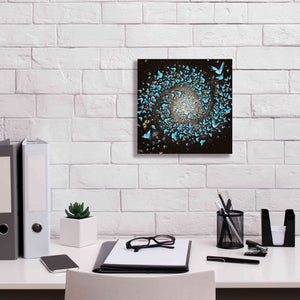 'Butterfly Galaxy' by Paula Belle Flores, Giclee Canvas Wall Art,12 x 12