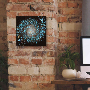 'Butterfly Galaxy' by Paula Belle Flores, Giclee Canvas Wall Art,12 x 12