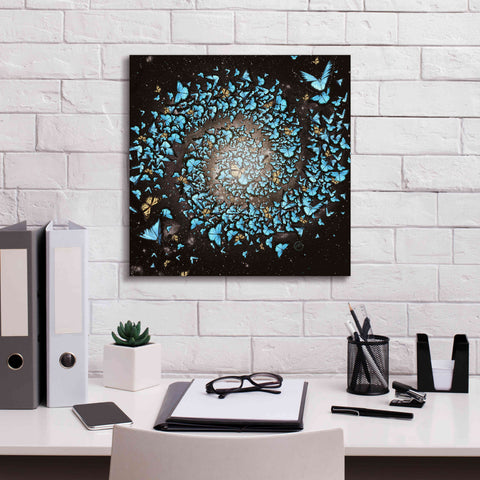 Image of 'Butterfly Galaxy' by Paula Belle Flores, Giclee Canvas Wall Art,18 x 18