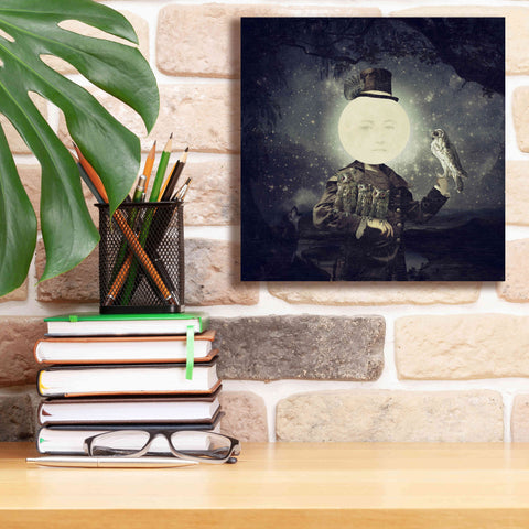 Image of 'Full Moon' by Paula Belle Flores, Giclee Canvas Wall Art,12 x 12