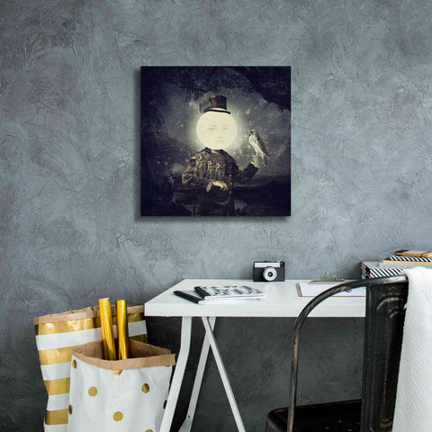 Image of 'Full Moon' by Paula Belle Flores, Giclee Canvas Wall Art,18 x 18