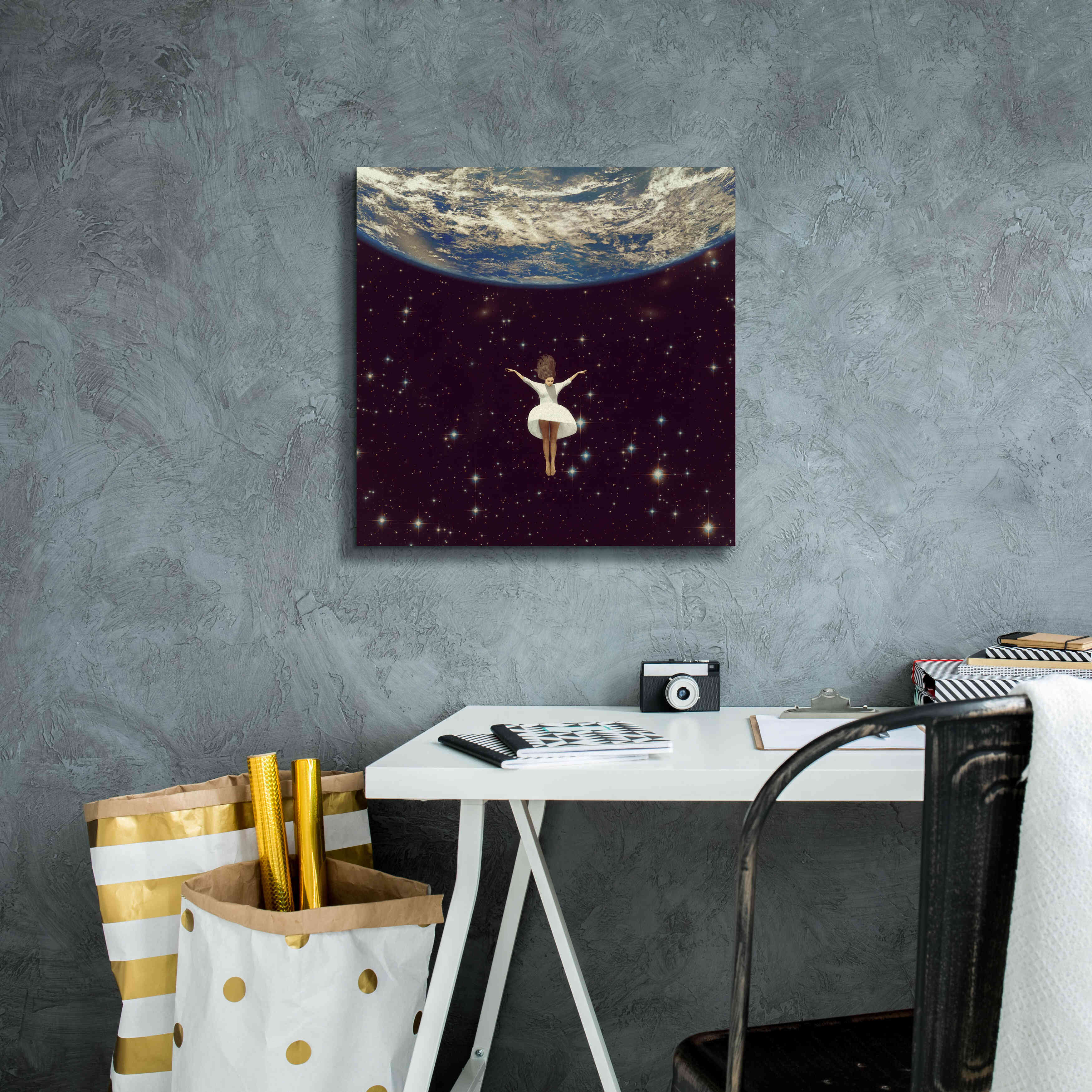 'Let It All Go' by Paula Belle Flores, Giclee Canvas Wall Art,18 x 18