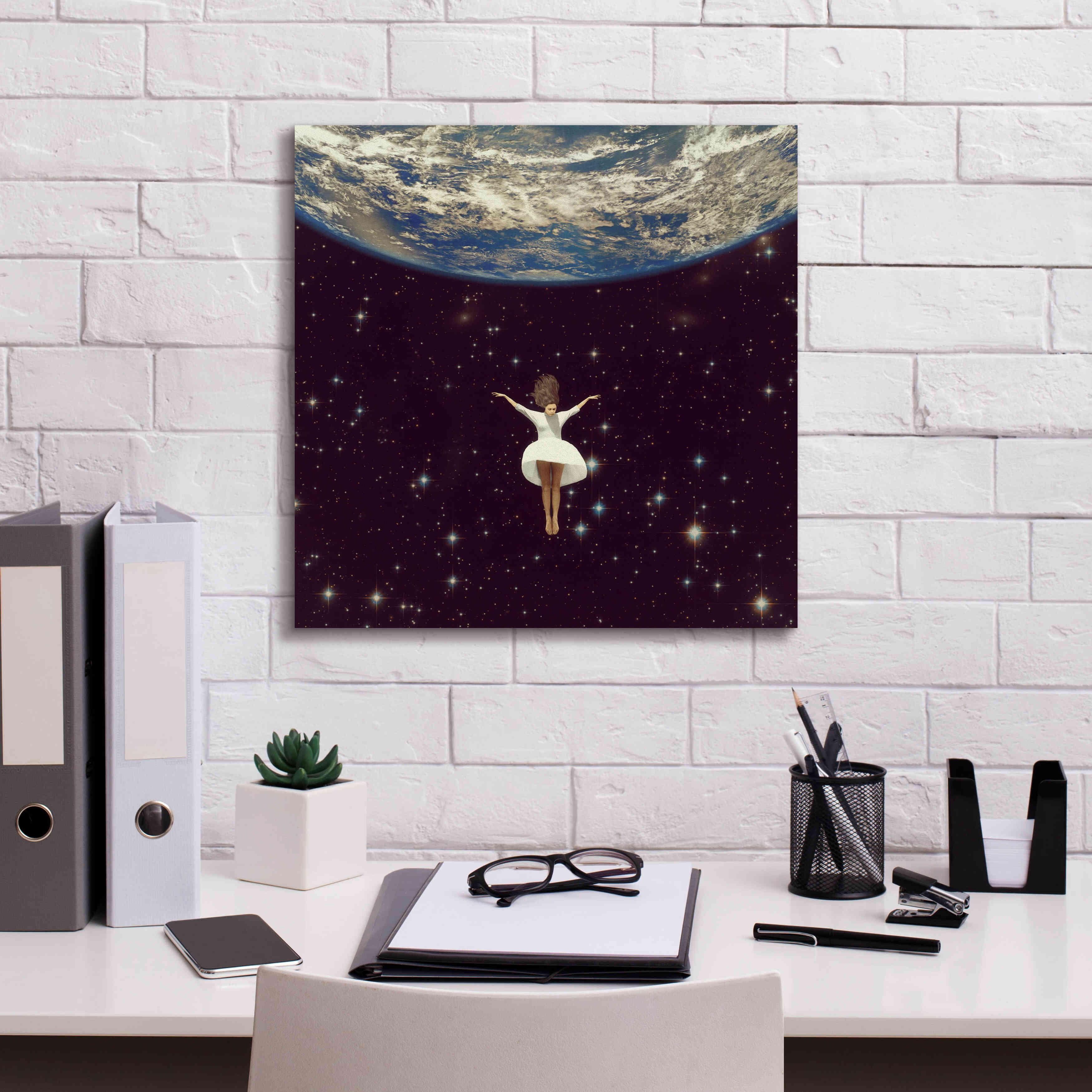 'Let It All Go' by Paula Belle Flores, Giclee Canvas Wall Art,18 x 18