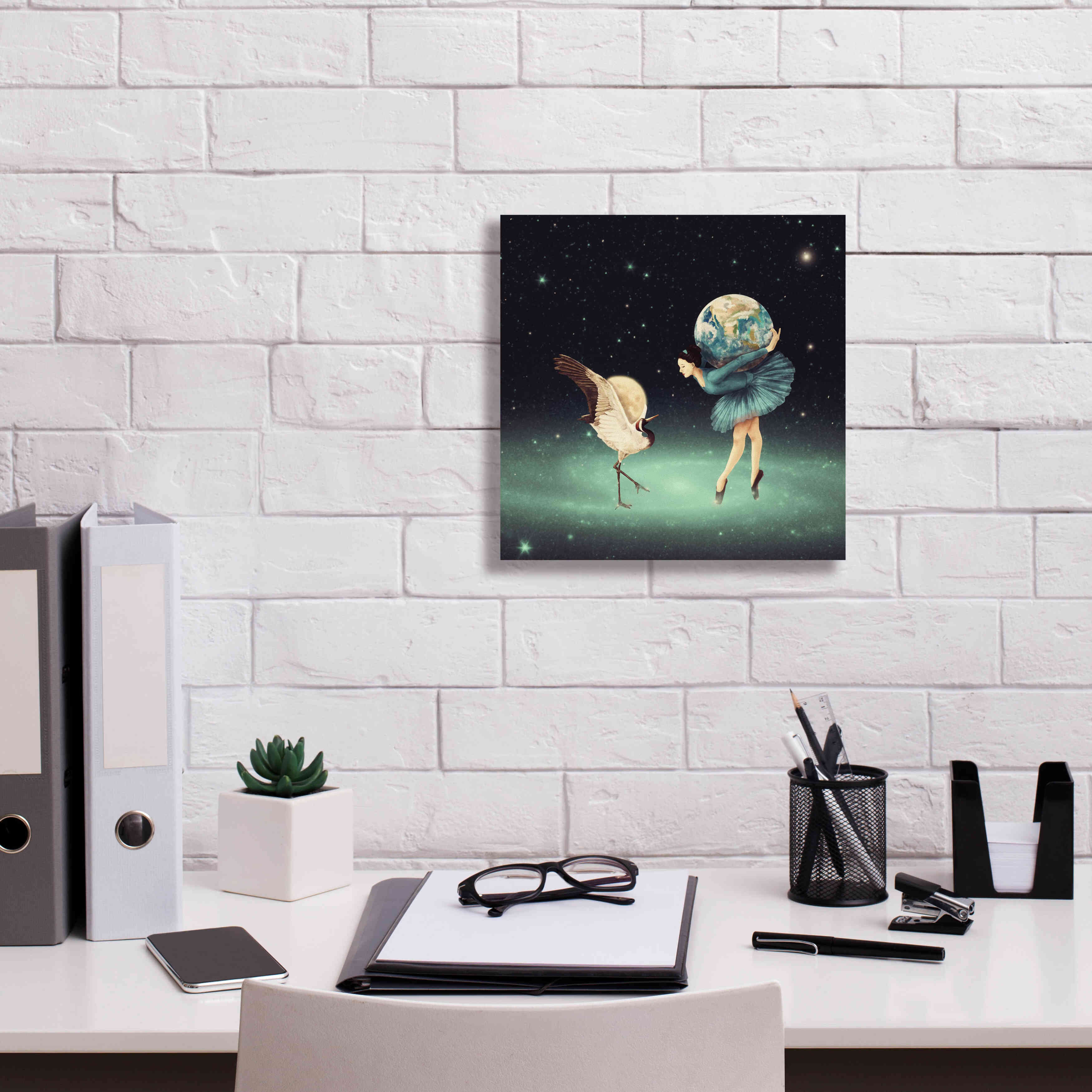 'Life is Just a Dance' by Paula Belle Flores, Giclee Canvas Wall Art,12 x 12