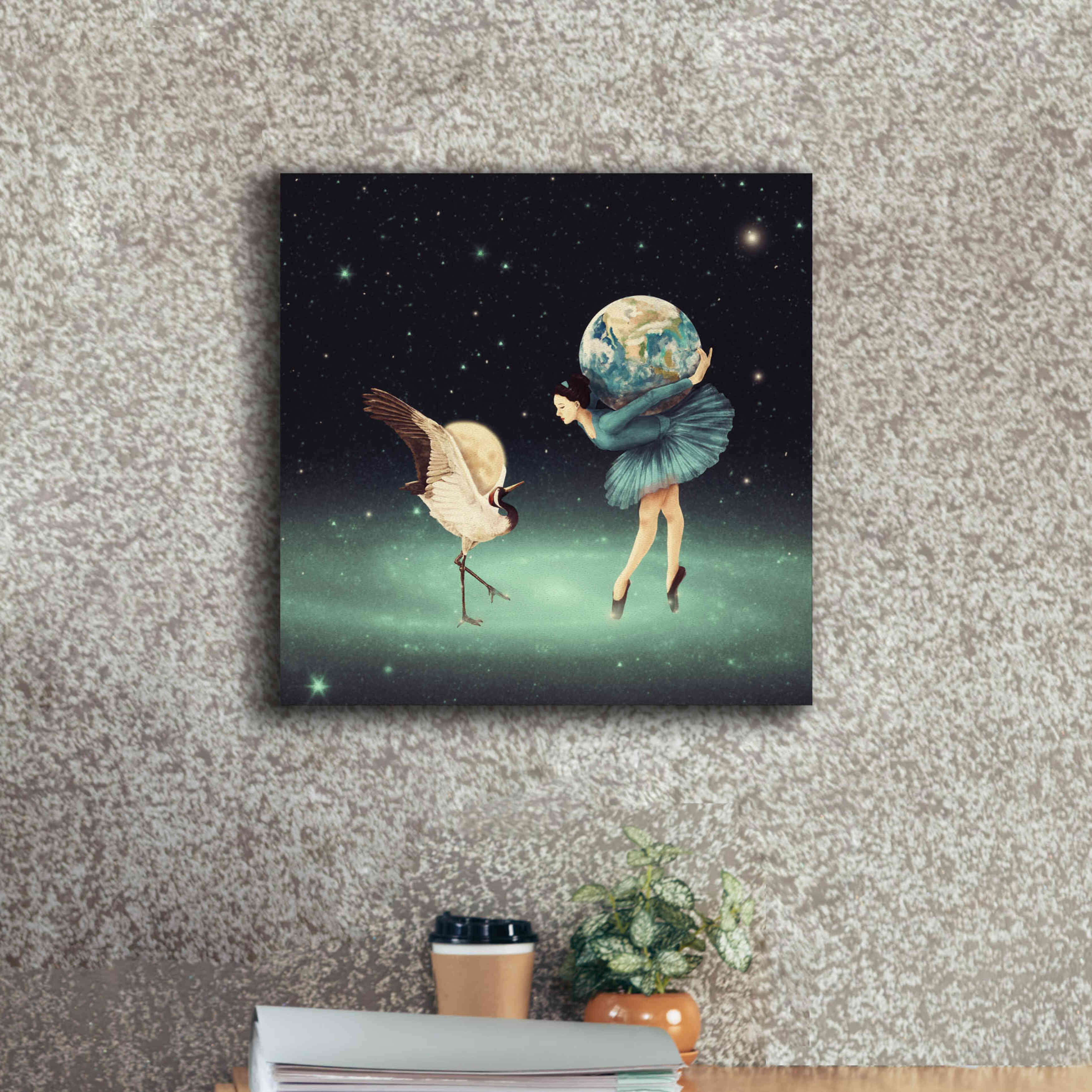 'Life is Just a Dance' by Paula Belle Flores, Giclee Canvas Wall Art,18 x 18