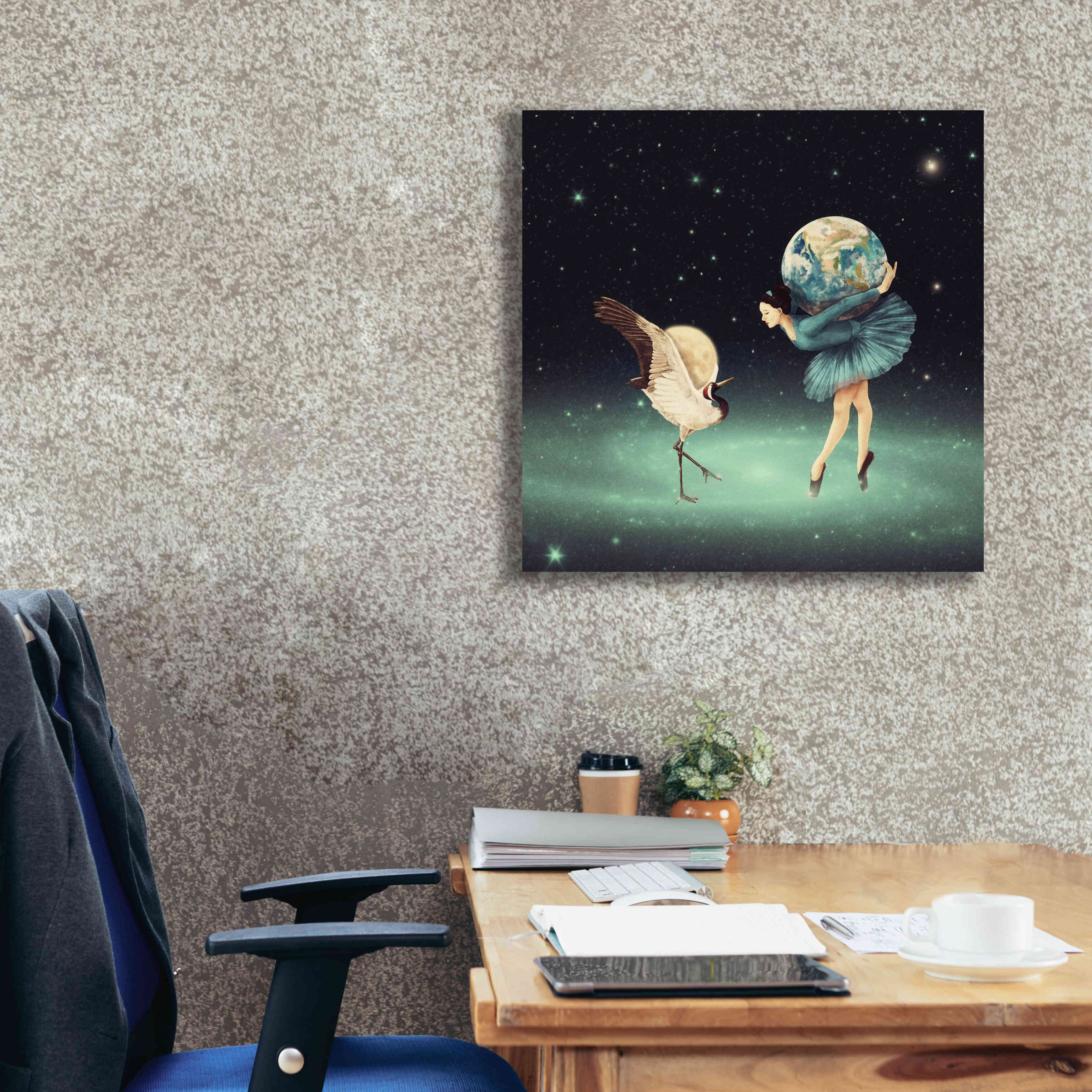 'Life is Just a Dance' by Paula Belle Flores, Giclee Canvas Wall Art,26 x 26