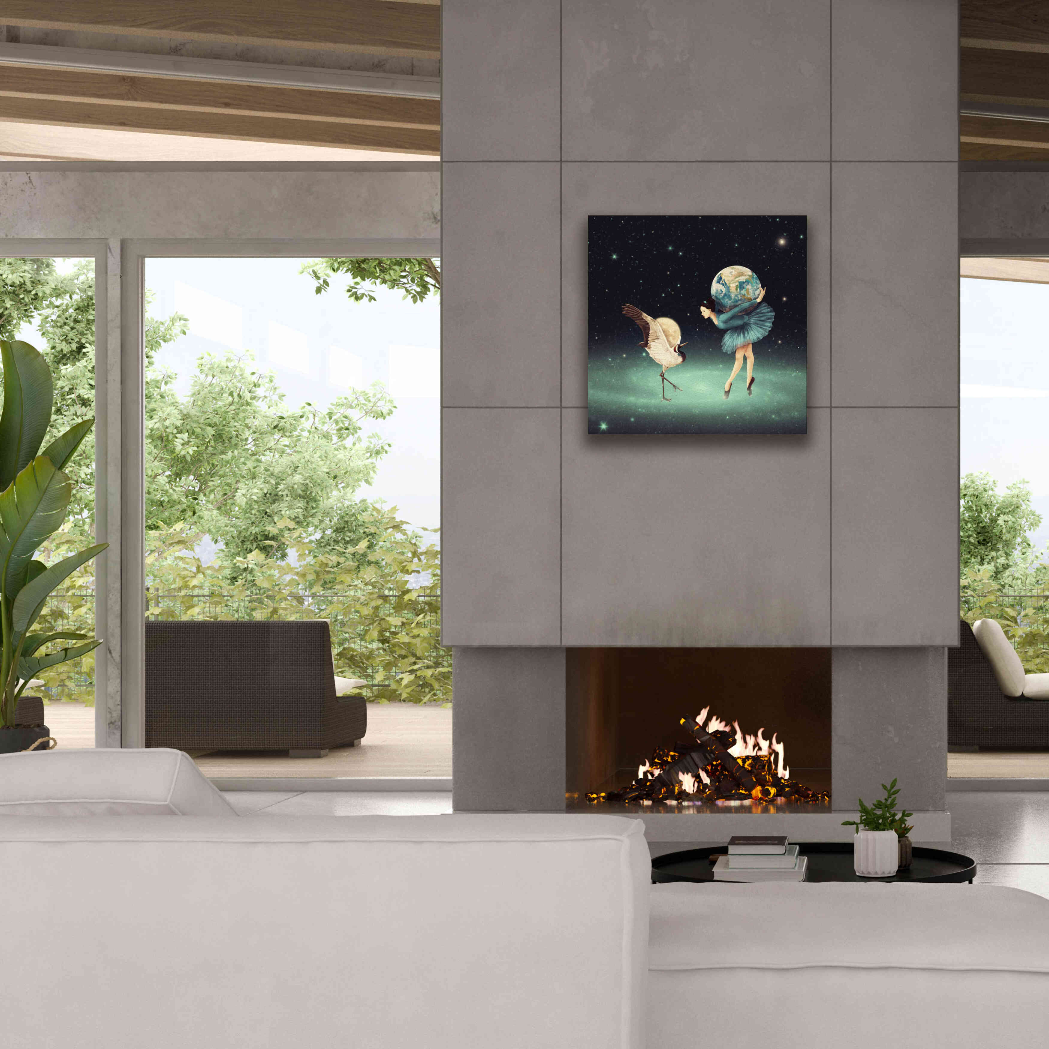 'Life is Just a Dance' by Paula Belle Flores, Giclee Canvas Wall Art,26 x 26