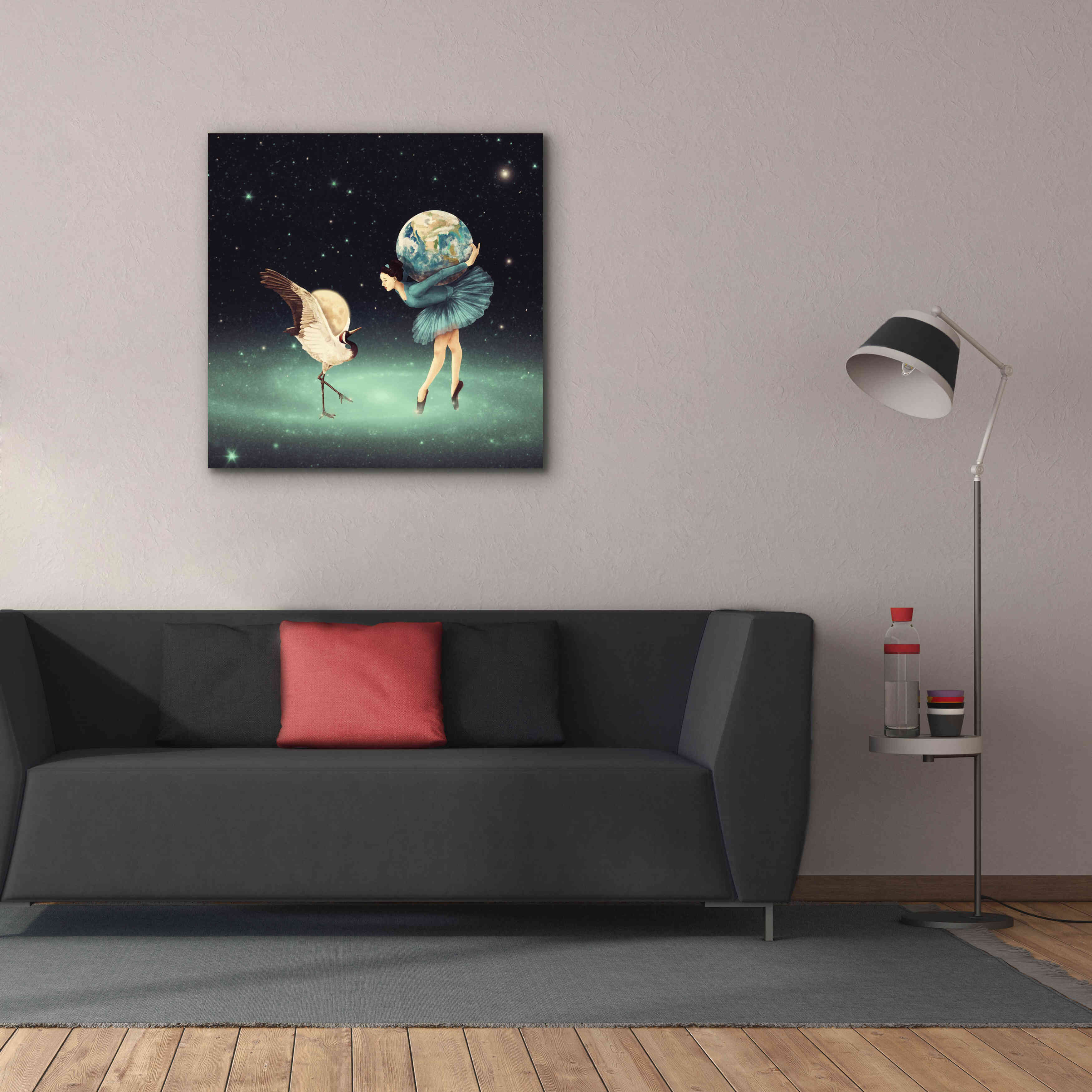 'Life is Just a Dance' by Paula Belle Flores, Giclee Canvas Wall Art,37 x 37