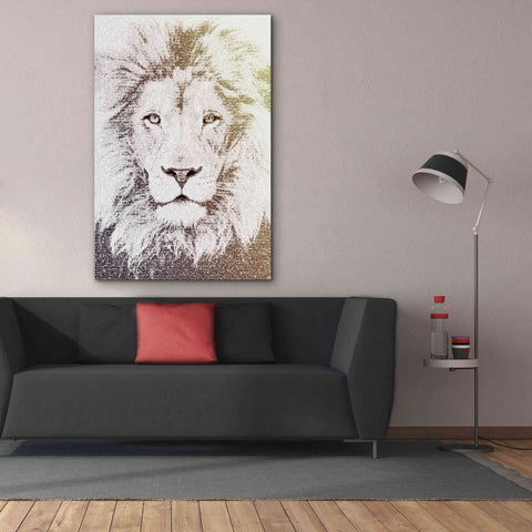 Image of 'Lion' by Paula Belle Flores, Giclee Canvas Wall Art,40 x 60