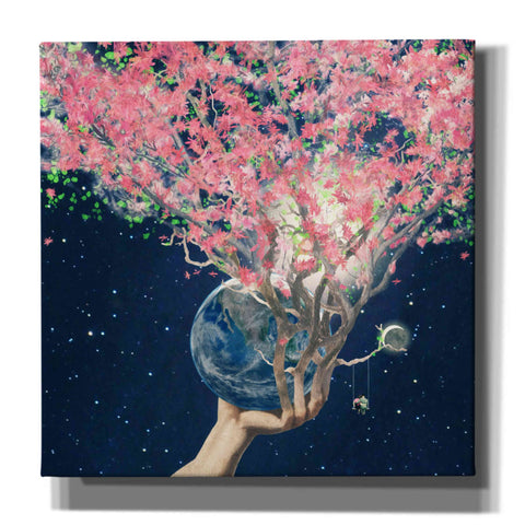 Image of 'Love Makes The Faith Bloom' by Paula Belle Flores, Giclee Canvas Wall Art