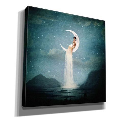 Image of 'Moon River Lady' by Paula Belle Flores, Giclee Canvas Wall Art