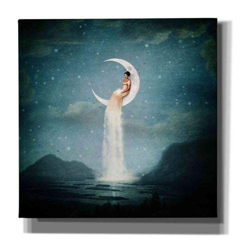 Image of 'Moon River Lady' by Paula Belle Flores, Giclee Canvas Wall Art