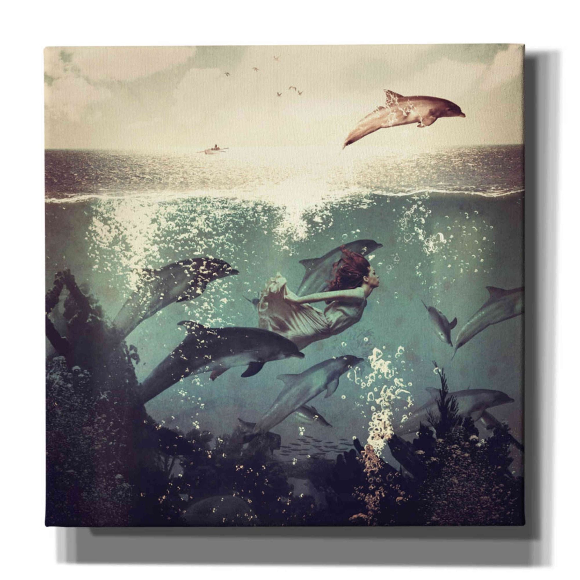 'My Favorite Morning Race' by Paula Belle Flores, Giclee Canvas Wall Art