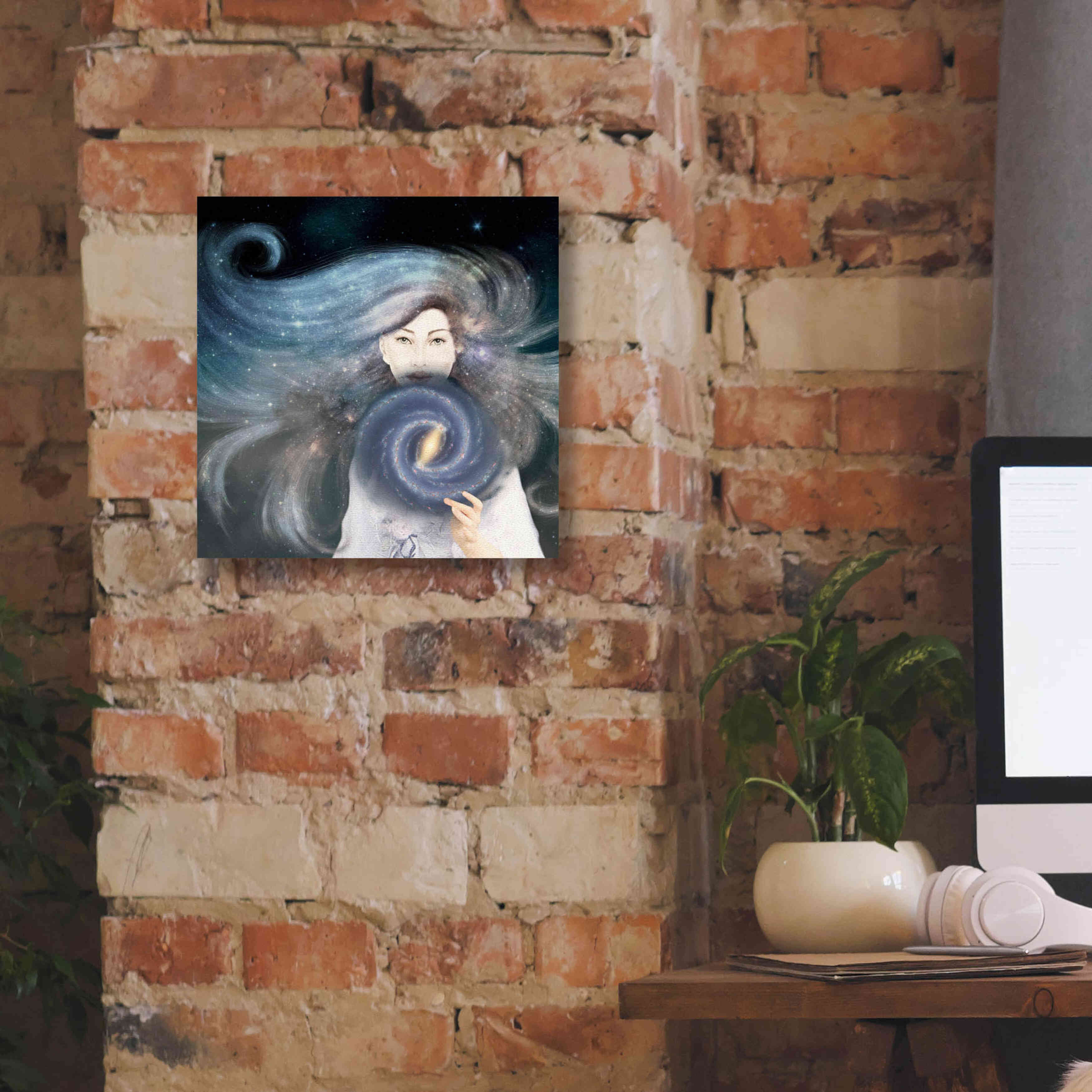 'My Secret Universe' by Paula Belle Flores, Giclee Canvas Wall Art,12 x 12