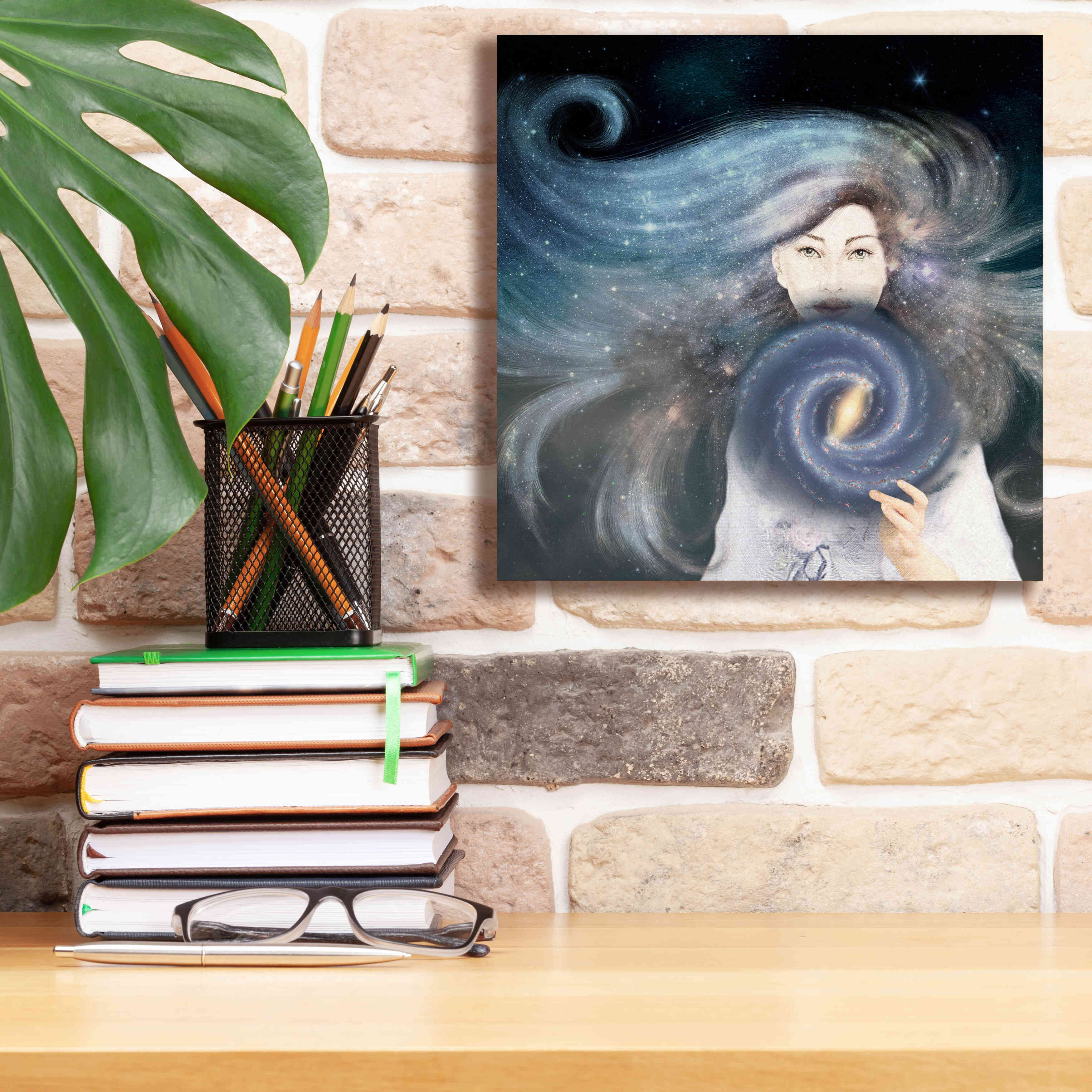 'My Secret Universe' by Paula Belle Flores, Giclee Canvas Wall Art,12 x 12