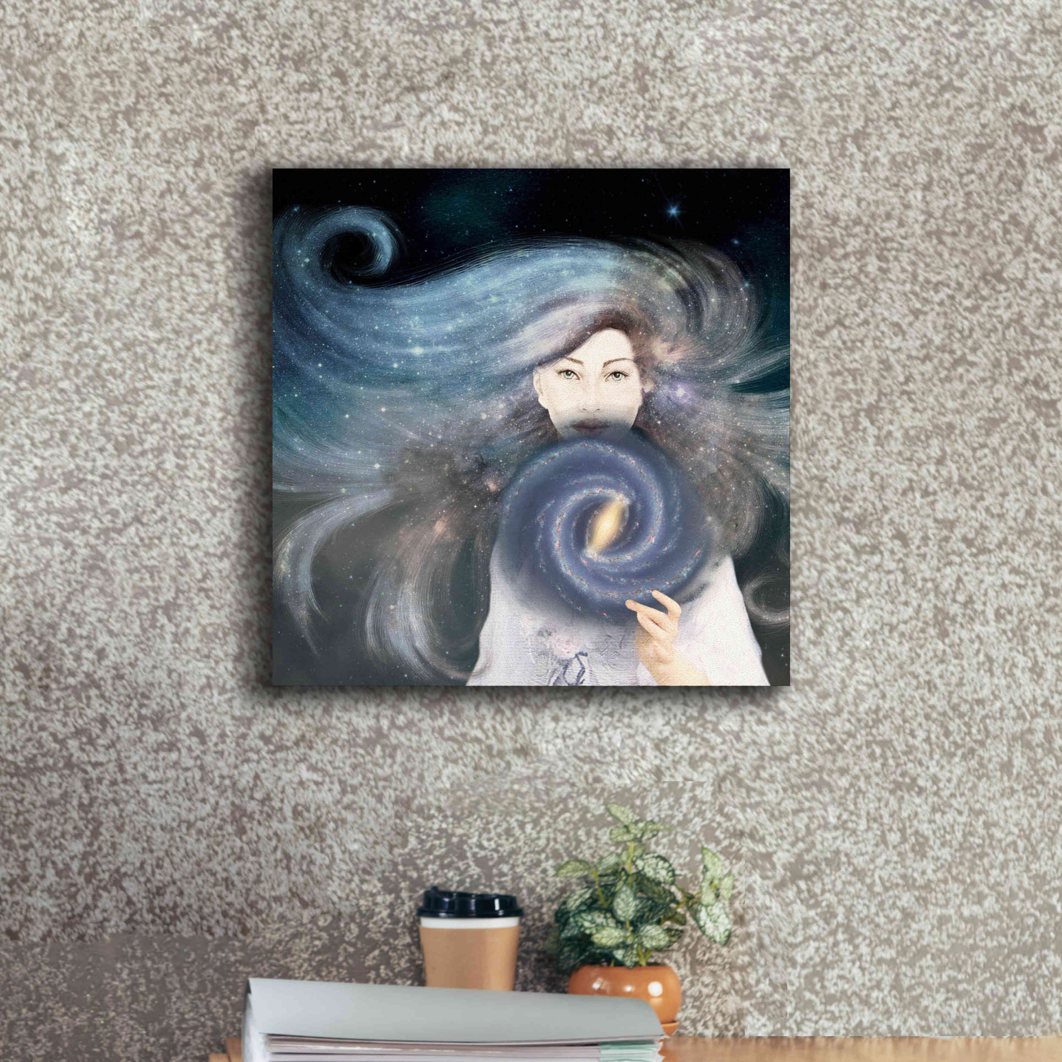 'My Secret Universe' by Paula Belle Flores, Giclee Canvas Wall Art,18 x 18
