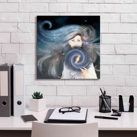 Image of 'My Secret Universe' by Paula Belle Flores, Giclee Canvas Wall Art,18 x 18