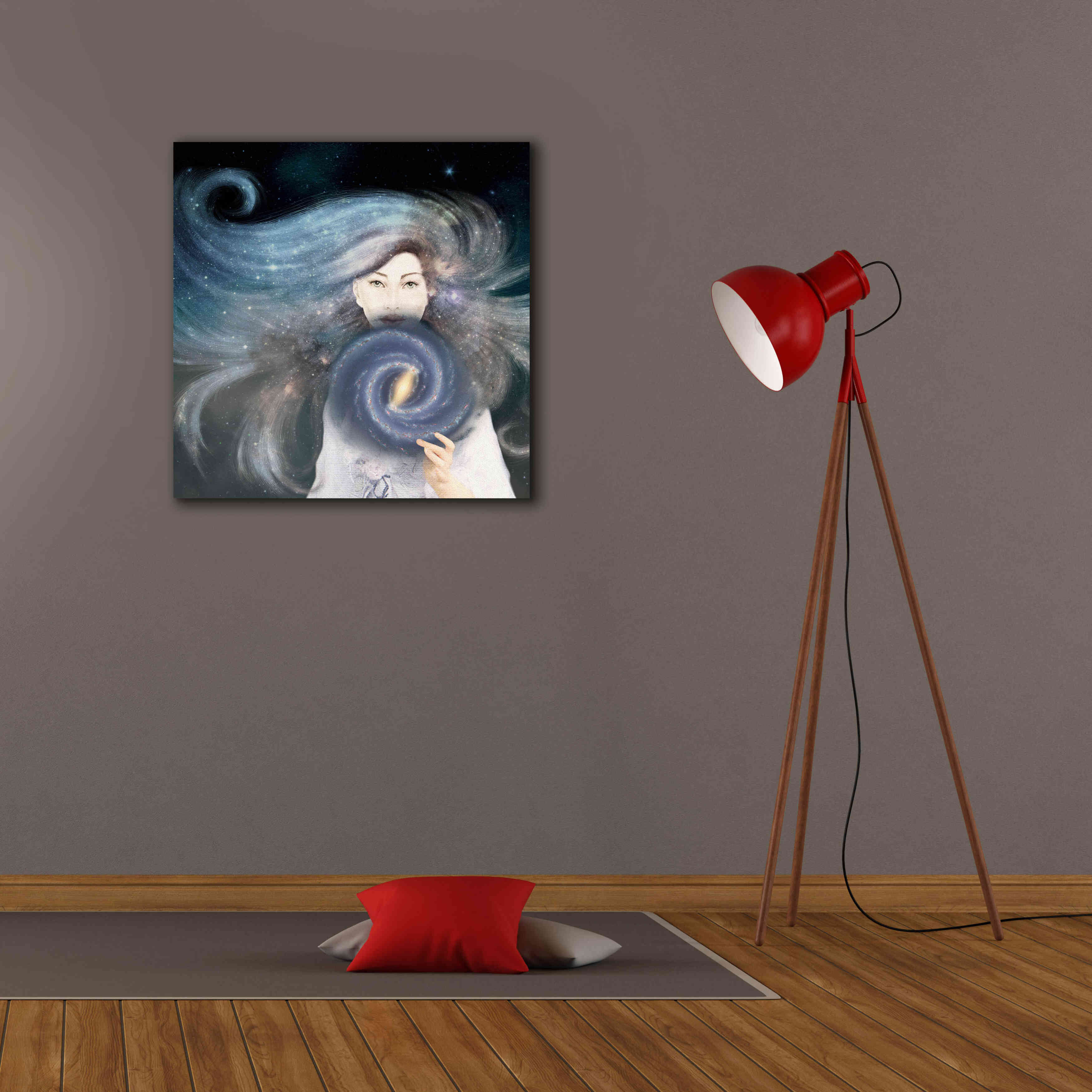 'My Secret Universe' by Paula Belle Flores, Giclee Canvas Wall Art,26 x 26