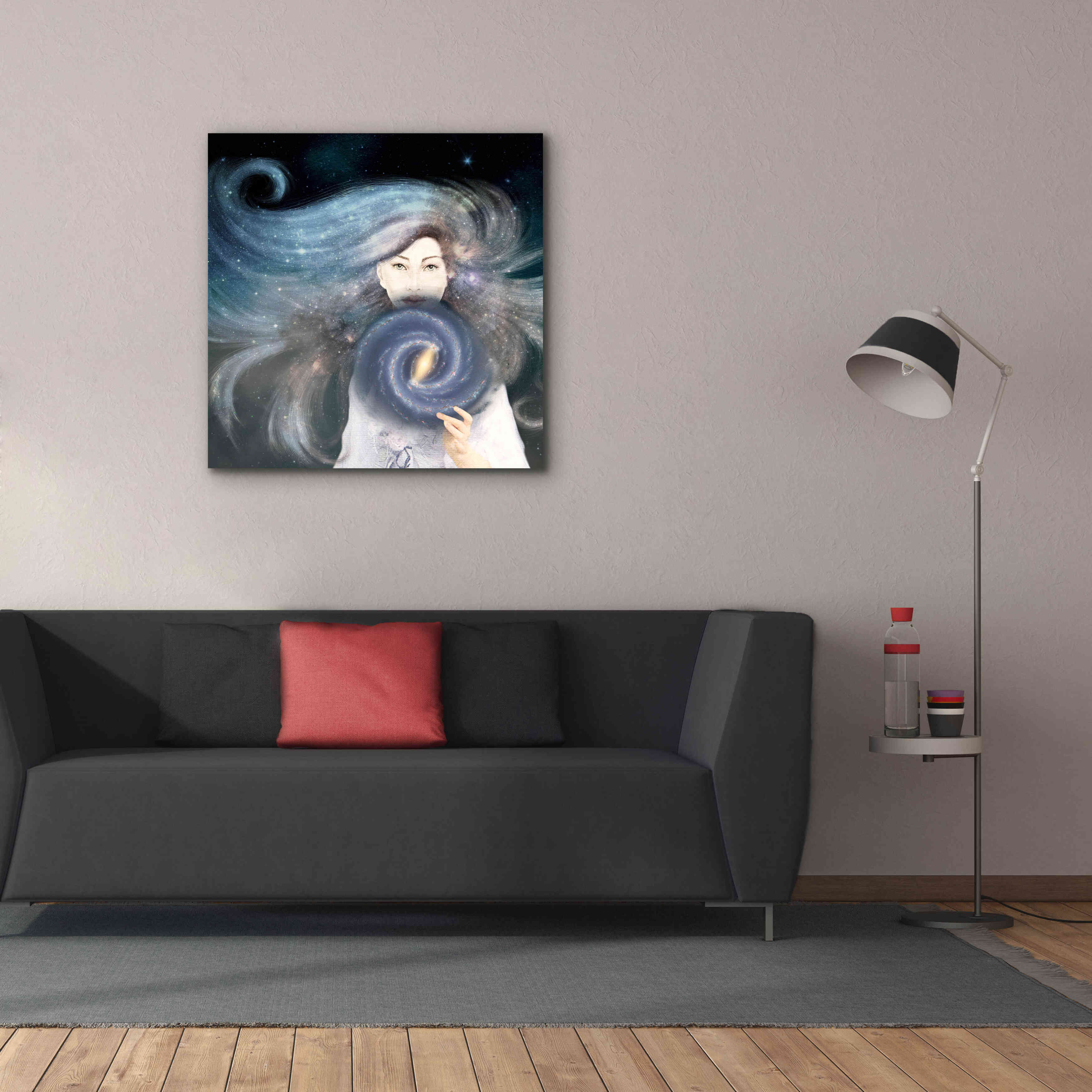 'My Secret Universe' by Paula Belle Flores, Giclee Canvas Wall Art,37 x 37