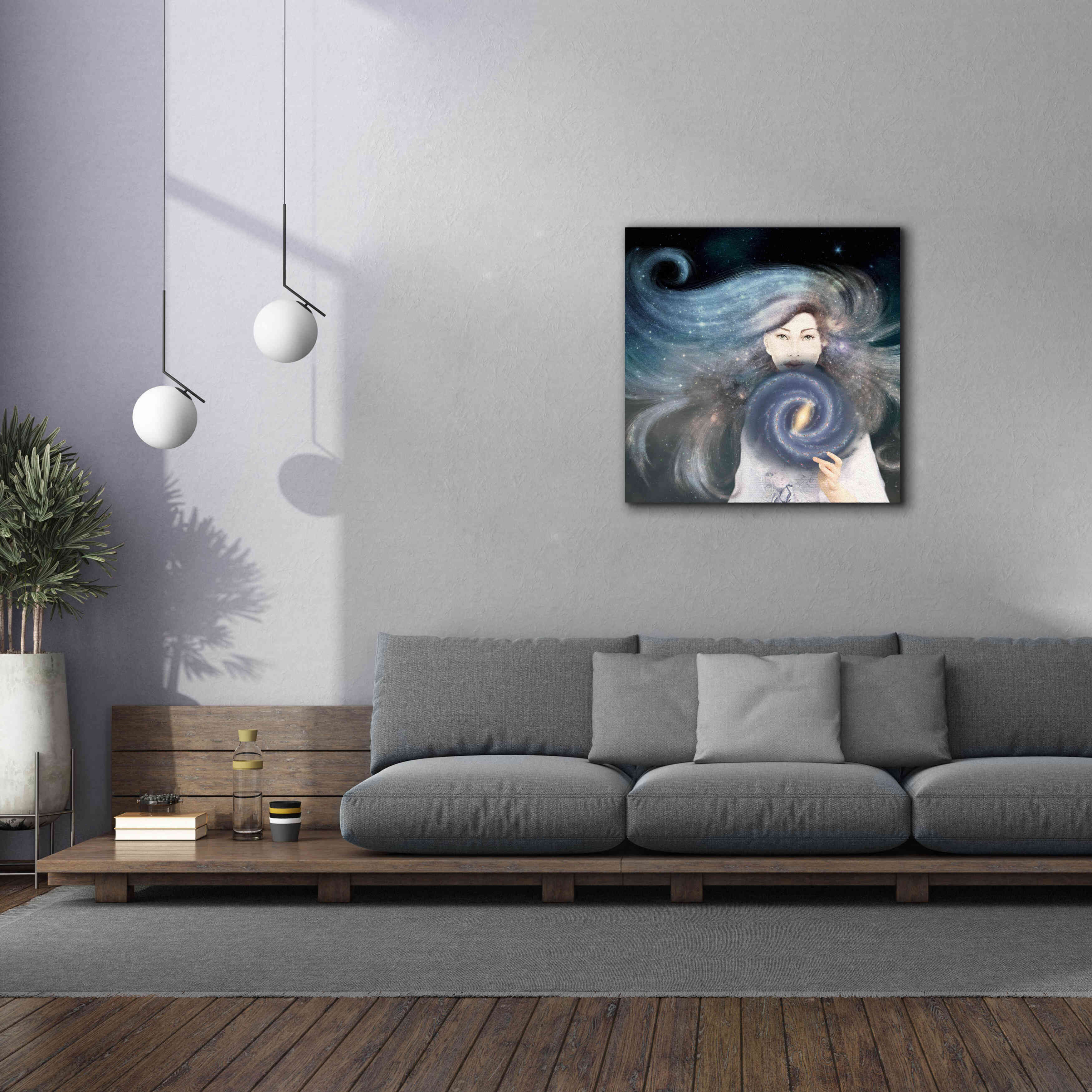 'My Secret Universe' by Paula Belle Flores, Giclee Canvas Wall Art,37 x 37