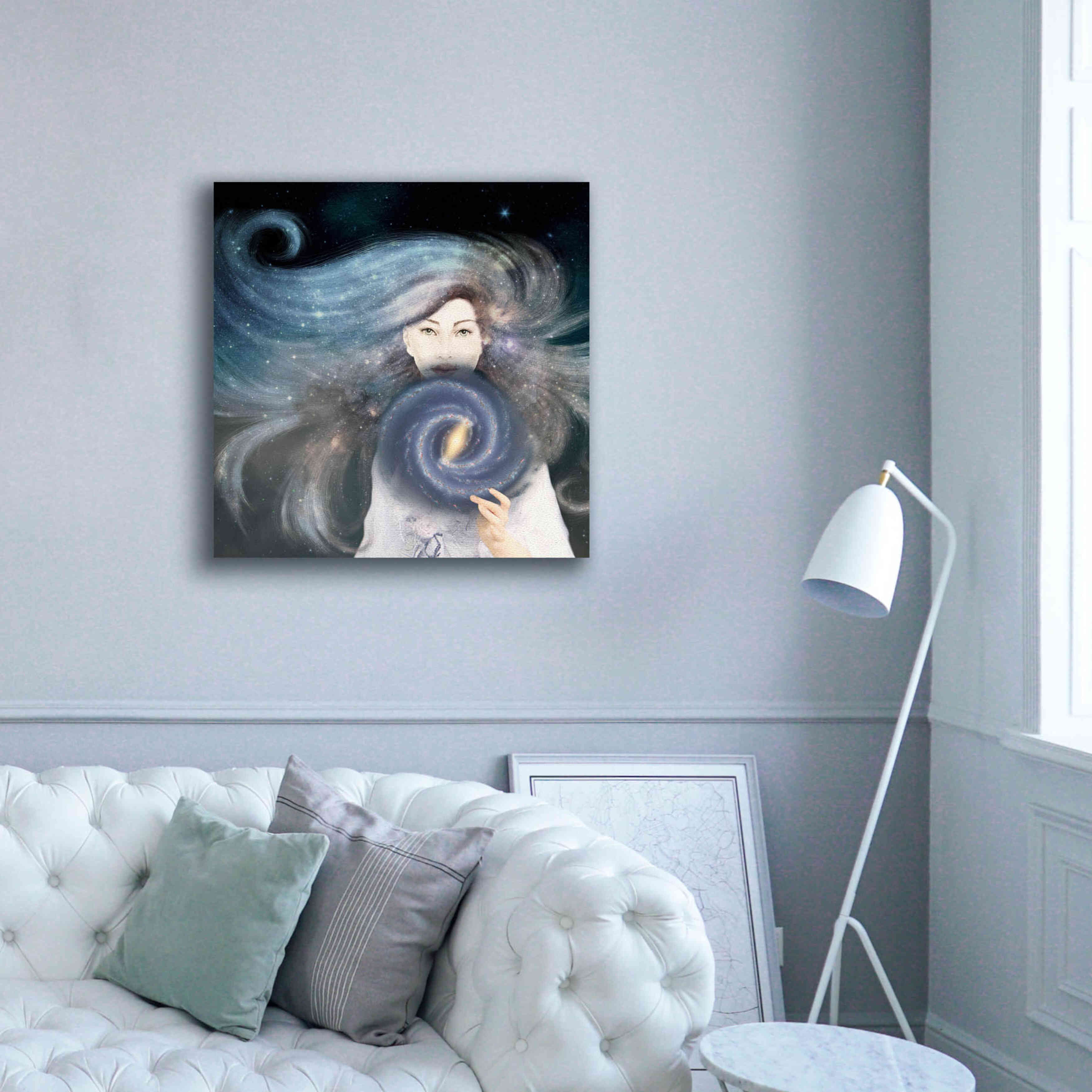 'My Secret Universe' by Paula Belle Flores, Giclee Canvas Wall Art,37 x 37