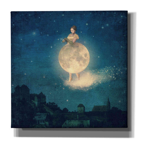 Image of 'Shhh Lady Night is Coming' by Paula Belle Flores, Giclee Canvas Wall Art