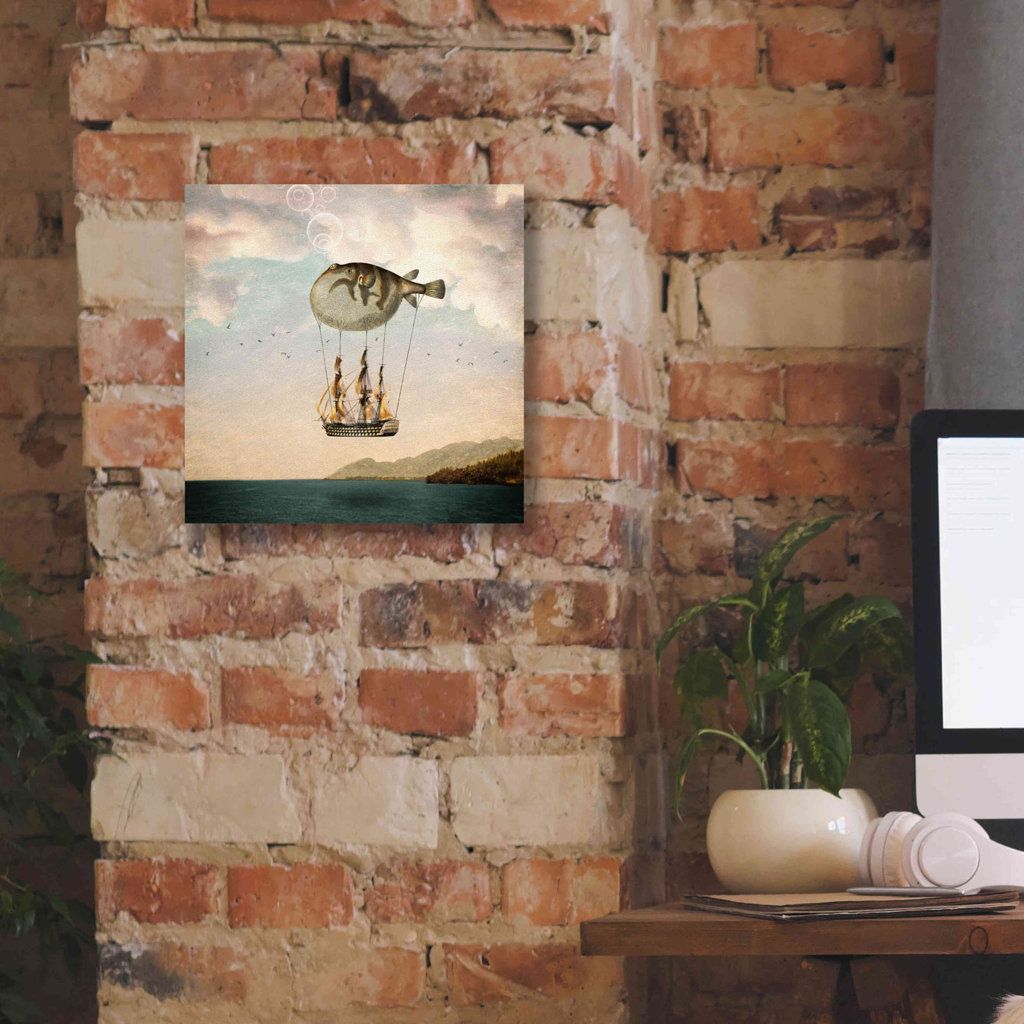 'The Big Journey' by Paula Belle Flores, Giclee Canvas Wall Art,12 x 12