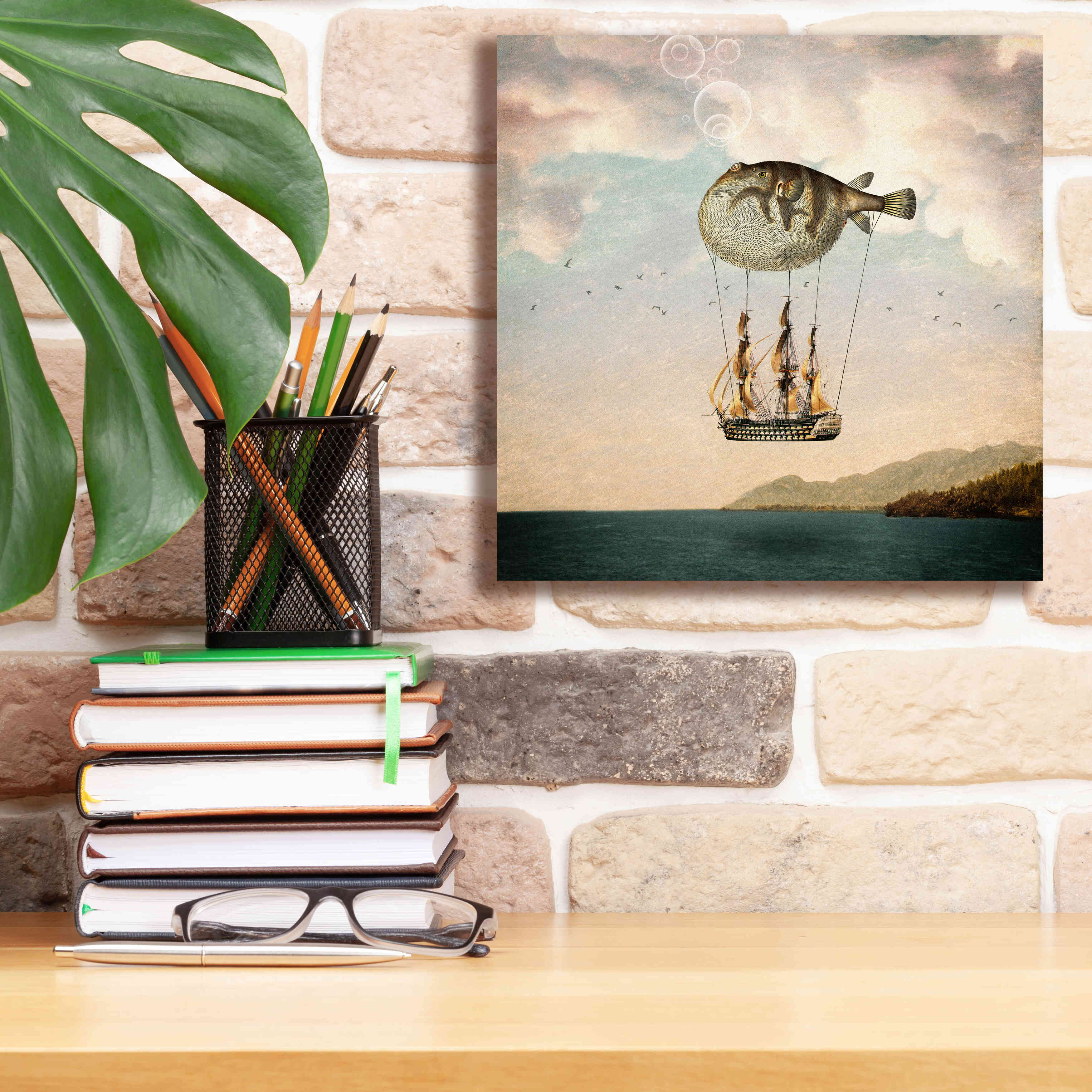 'The Big Journey' by Paula Belle Flores, Giclee Canvas Wall Art,12 x 12