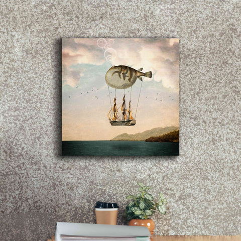Image of 'The Big Journey' by Paula Belle Flores, Giclee Canvas Wall Art,18 x 18
