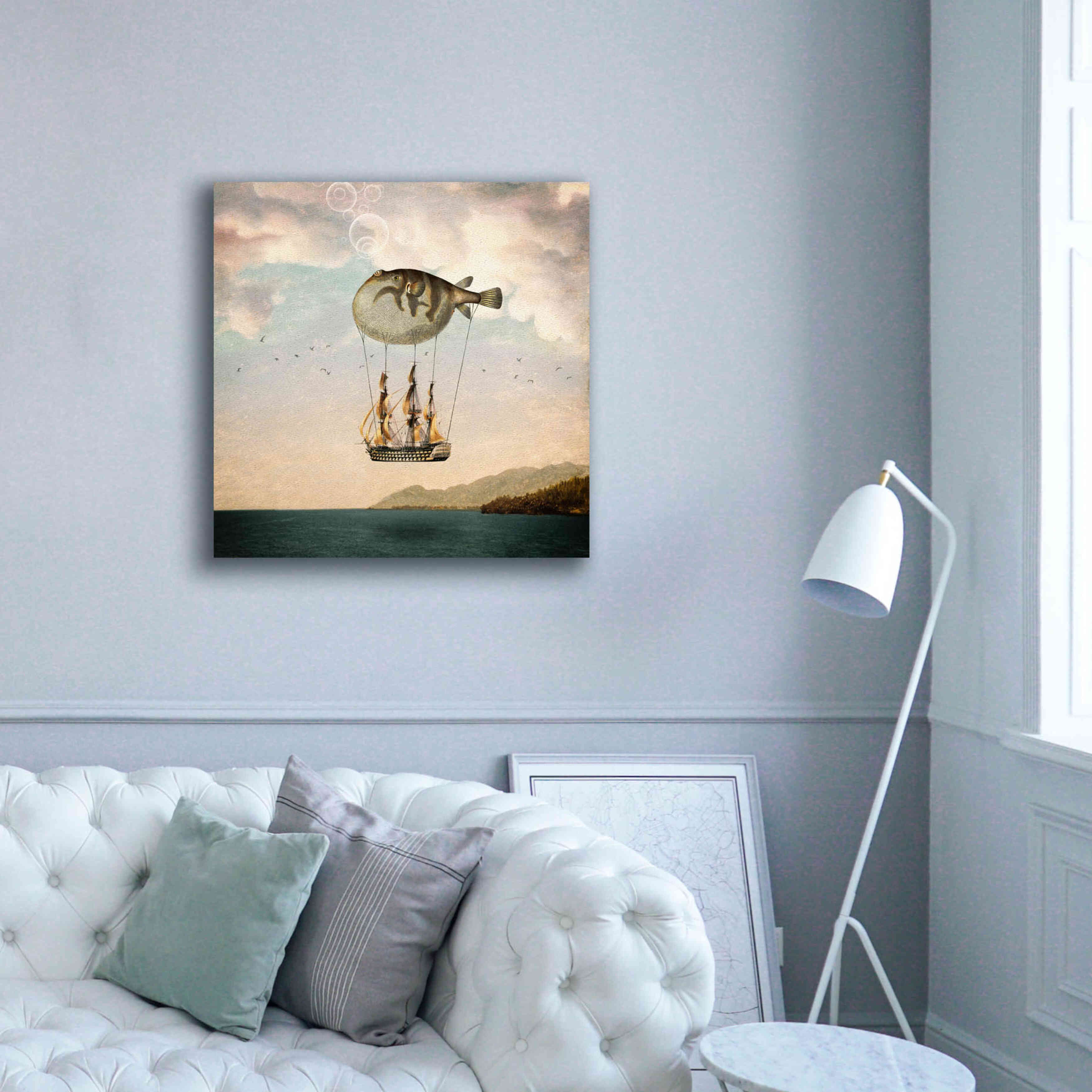'The Big Journey' by Paula Belle Flores, Giclee Canvas Wall Art,37 x 37