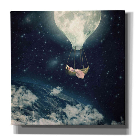 Image of 'The Moon Carries Me Away' by Paula Belle Flores, Giclee Canvas Wall Art