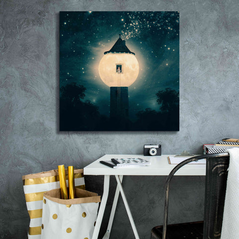 Image of 'The Moon Tower' by Paula Belle Flores, Giclee Canvas Wall Art,26 x 26
