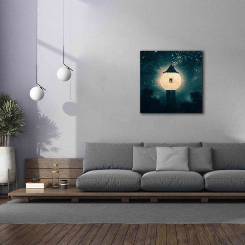 Image of 'The Moon Tower' by Paula Belle Flores, Giclee Canvas Wall Art,37 x 37