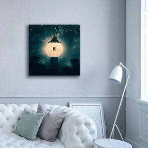 'The Moon Tower' by Paula Belle Flores, Giclee Canvas Wall Art,37 x 37