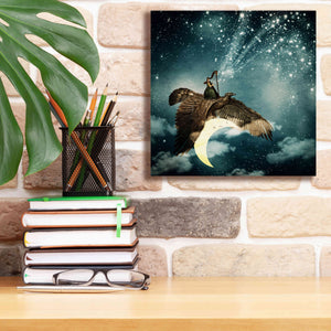 'The Night Goddess' by Paula Belle Flores, Giclee Canvas Wall Art,12 x 12
