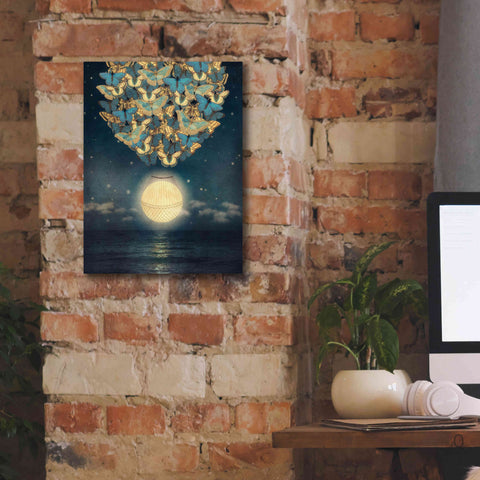 Image of 'The Rising Moon' by Paula Belle Flores, Giclee Canvas Wall Art,12 x 16