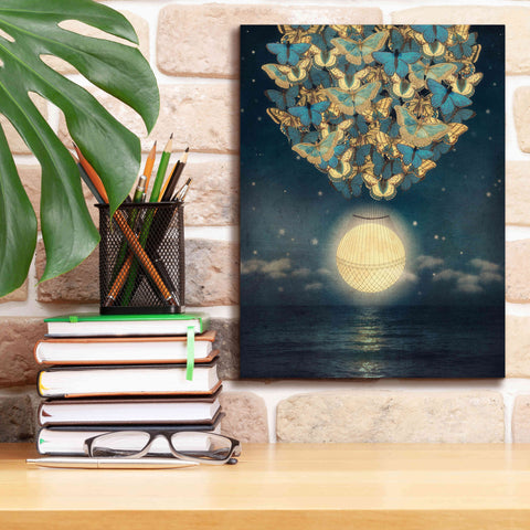 Image of 'The Rising Moon' by Paula Belle Flores, Giclee Canvas Wall Art,12 x 16