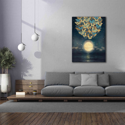 Image of 'The Rising Moon' by Paula Belle Flores, Giclee Canvas Wall Art,40 x 54