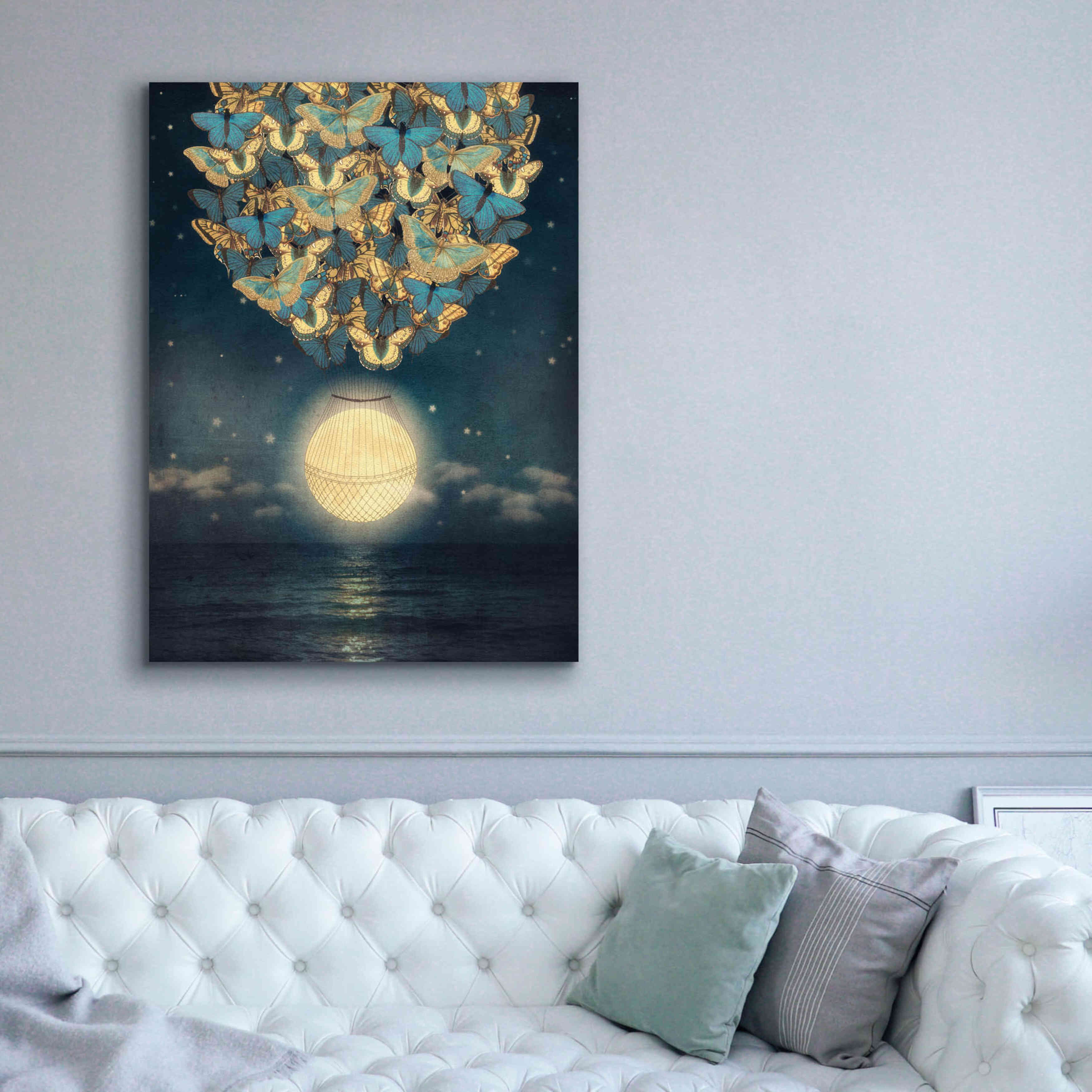 'The Rising Moon' by Paula Belle Flores, Giclee Canvas Wall Art,40 x 54