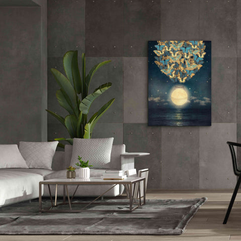 Image of 'The Rising Moon' by Paula Belle Flores, Giclee Canvas Wall Art,40 x 54
