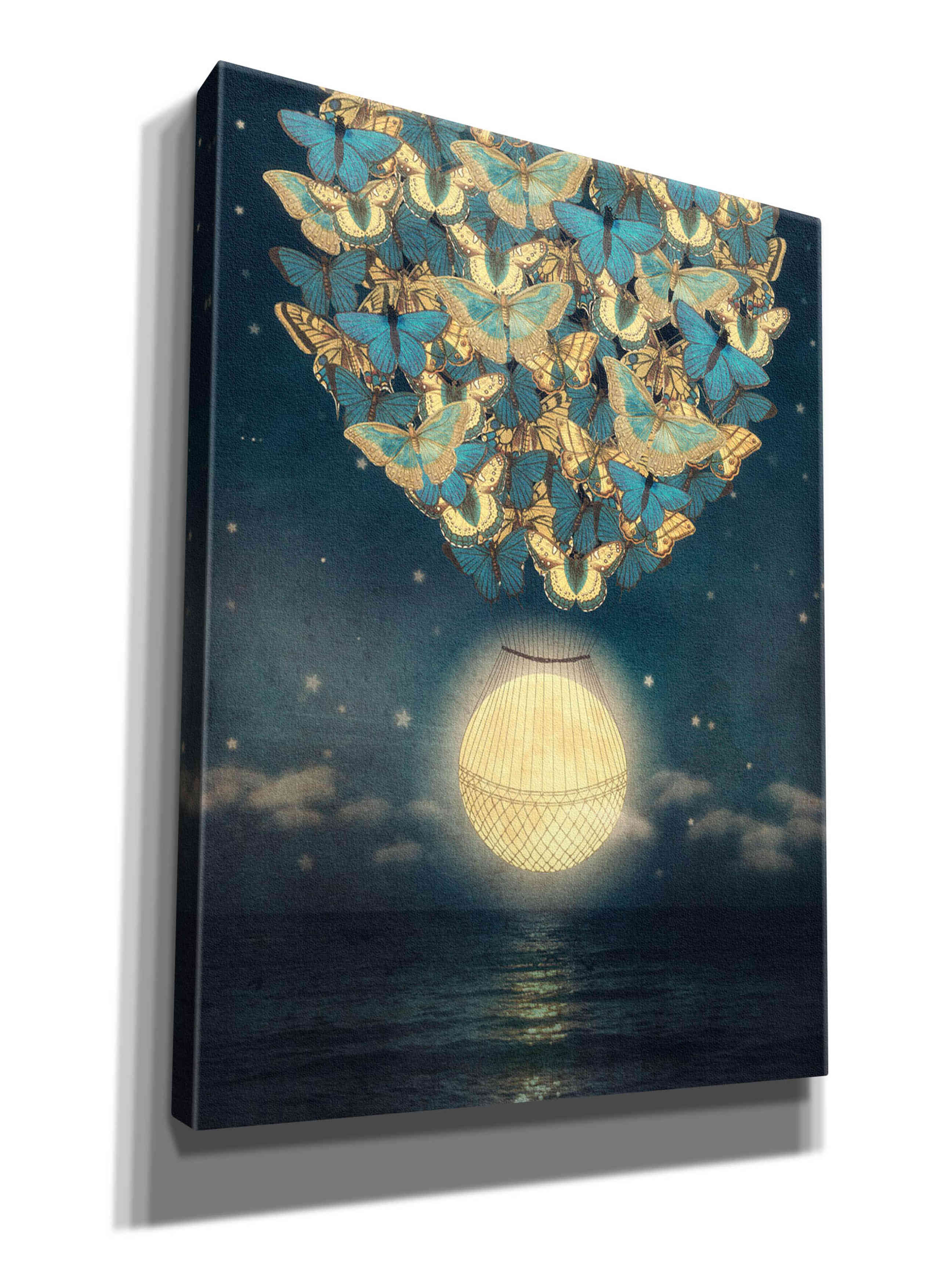 'The Rising Moon' by Paula Belle Flores, Giclee Canvas Wall Art