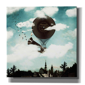 'The Travelling Ballerina' by Paula Belle Flores, Giclee Canvas Wall Art