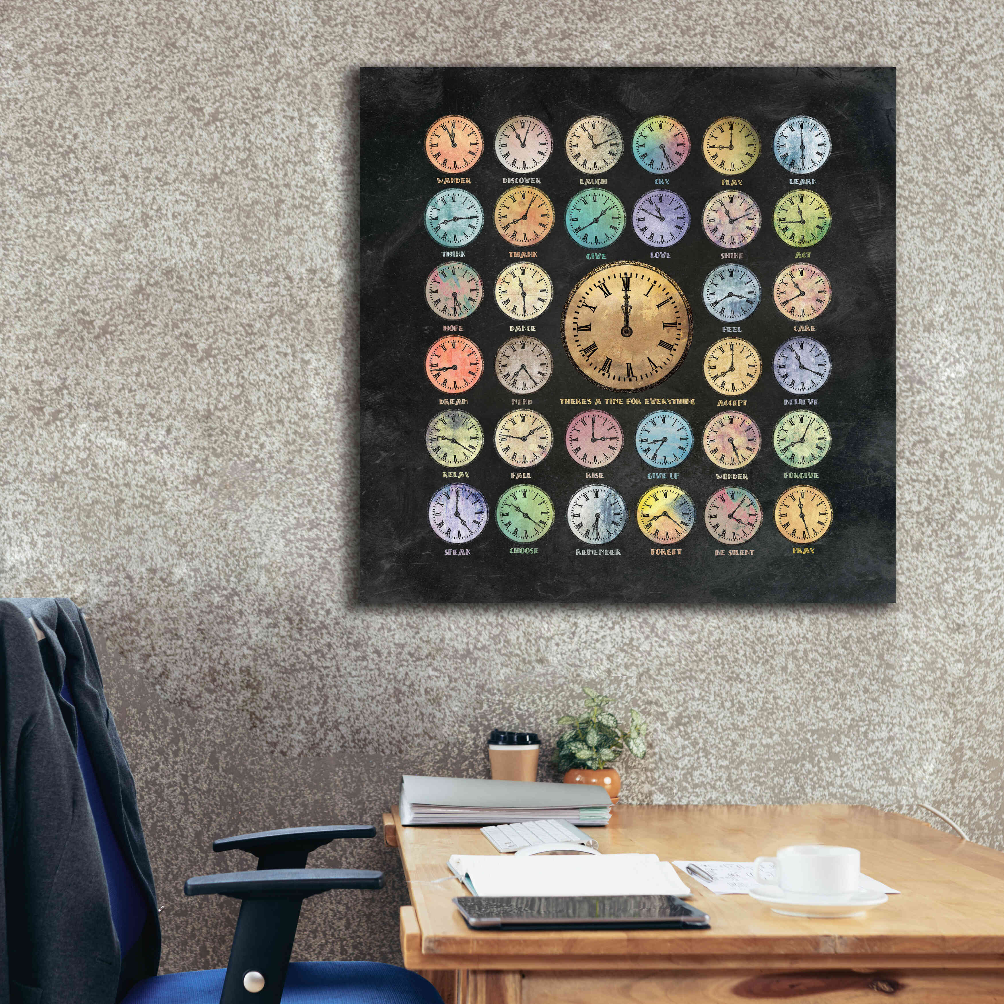 'There is a Time for Everything' by Paula Belle Flores, Giclee Canvas Wall Art,37 x 37