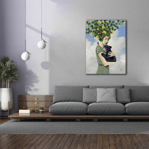 'You Are Safe - Bear' by Paula Belle Flores, Giclee Canvas Wall Art,40 x 54